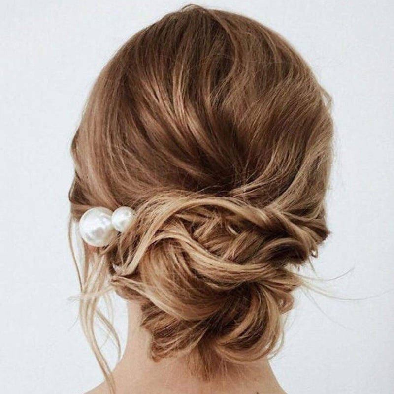 Aimimier Bridal Faux Pearl Hair Pins 10 Pcs Large Ivory Faux Pearl Bobby Pins Wedding Hair Piece Prom Party Festival Hair Accessories for Women and Girls (Ivory) - Image 5